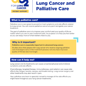 Lung Cancer and Palliative Care