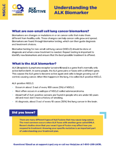 Understanding the ALK Biomarker