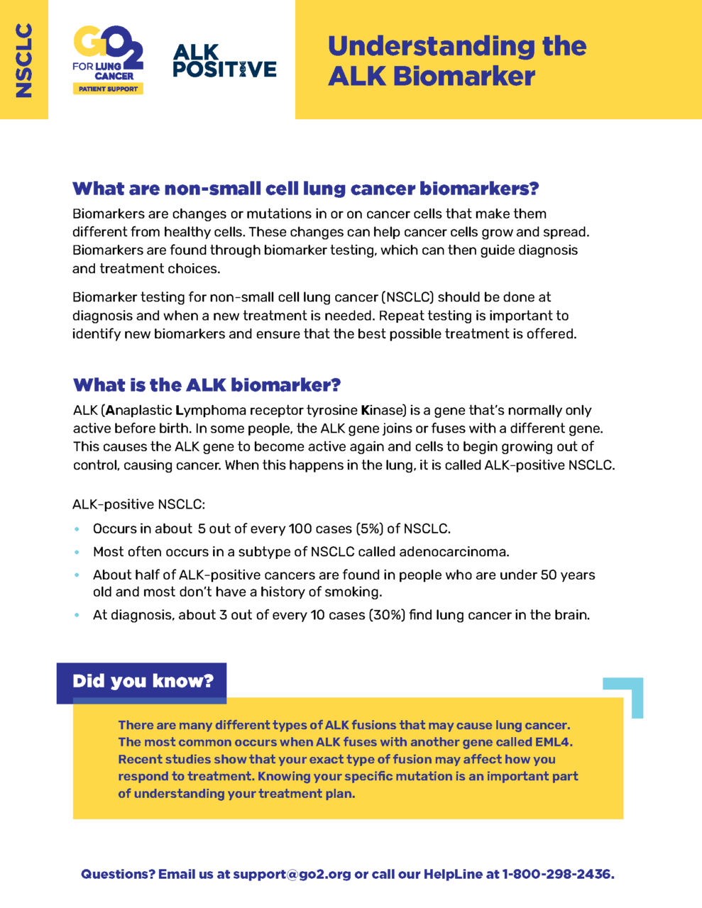 Understanding the ALK Biomarker