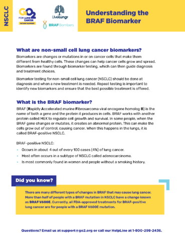 Understanding the BRAF Biomarker