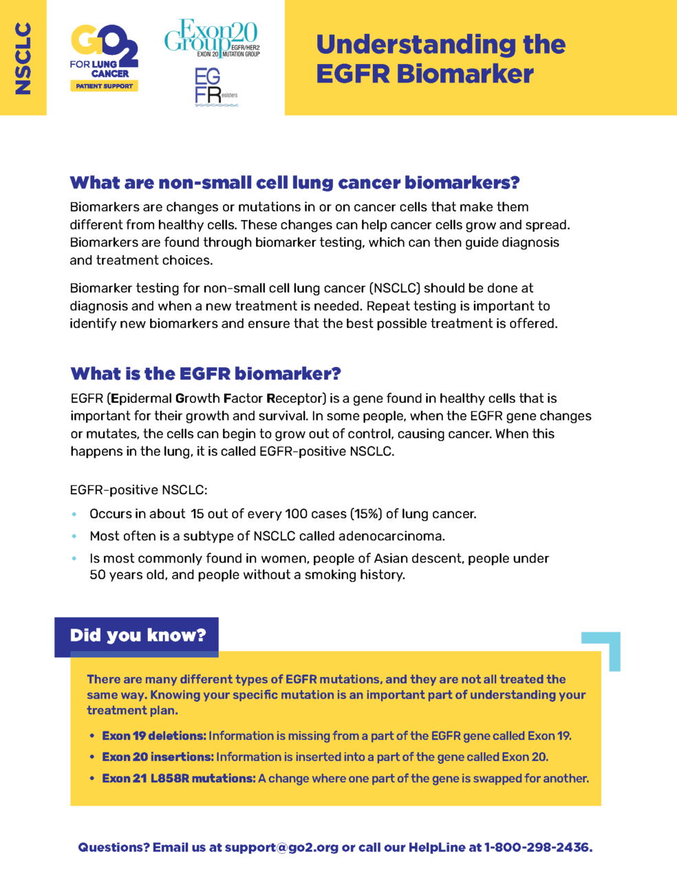 Understanding the EGFR Biomarker
